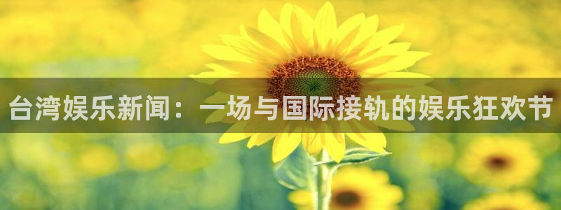 星耀国际.ccmpc登录：台湾娱乐新闻：一场与国际接轨的娱乐狂欢节